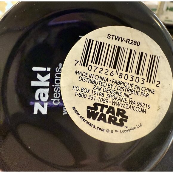 STAR WARS Darth Vader Zak! Water Bottle Black - Picture 6 of 6